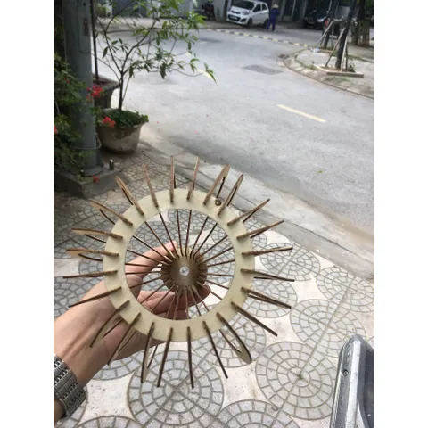 Đèn gỗ dáng củ tỏi  đèn thả trần và nhiều đèn nữa