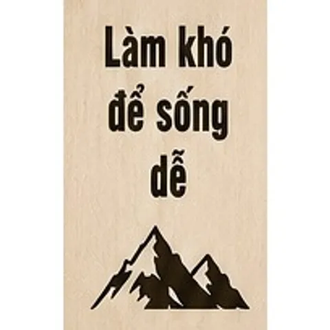 Tranh gỗ cắt lớp laser bộ DISCIPLINE - KỶ LUẬT laser cut wood
