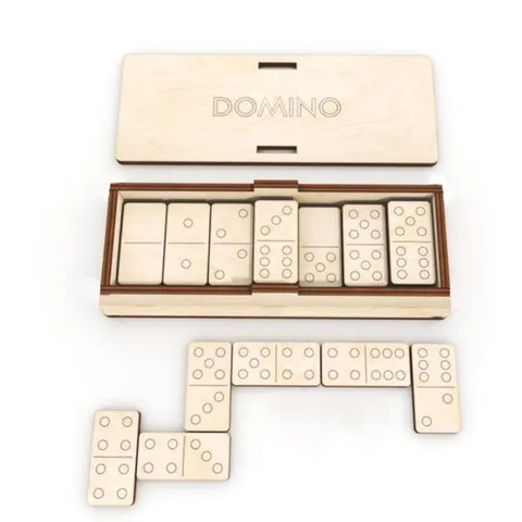 Bộ cờ Dominoes 28 quân gỗ | Domino tô màu