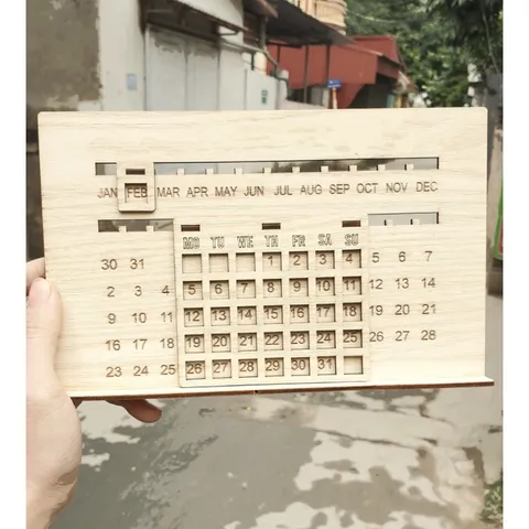 Lịch gỗ vạn niên , Lịch gỗ khắc theo yêu cầu, quà tặng doanh nghiệp
