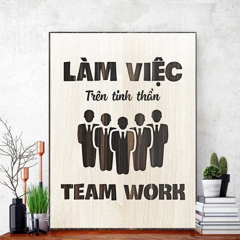 Tranh gỗ, tranh để bàn kích thước 10x15cm bộ 3
