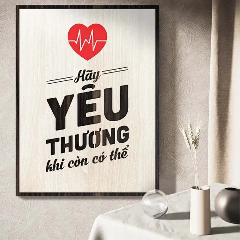 Tổng Hợp Mẫu Tranh Động Lực Gỗ Treo Tường Slogan Tạo Động Lực Trang Trí Văn Phòng Làm Việc Công Ty  20x27