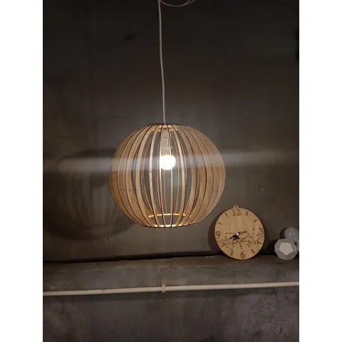 Đèn cầu gỗ 300
