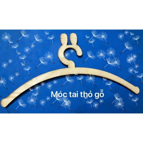 móc áo gỗ tai thỏ