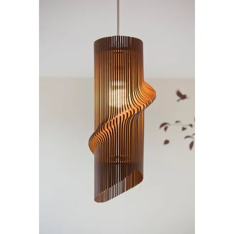 Đèn gỗ xoắn 134