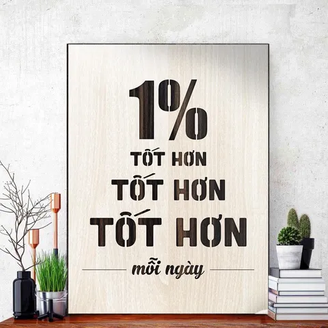 Tranh gỗ, tranh để bàn kích thước 10x15cm bộ 1