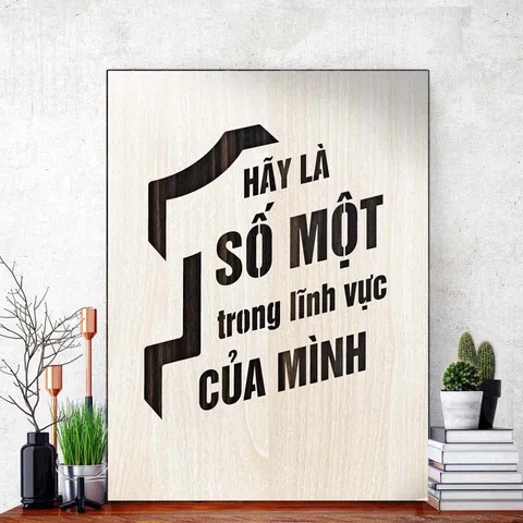 Tranh gỗ, tranh để bàn kích thước 10x15cm bộ 1