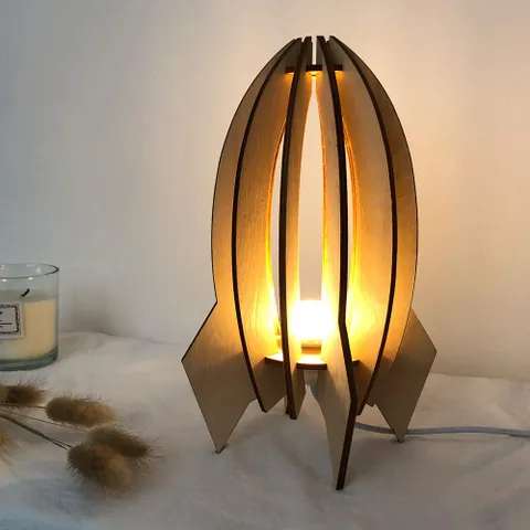 Đèn ngủ bằng gỗ