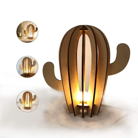 Đèn ngủ bằng gỗ