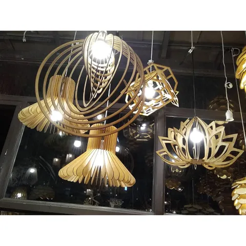 Đèn Gỗ DIY 141 decor trang trí nội thất