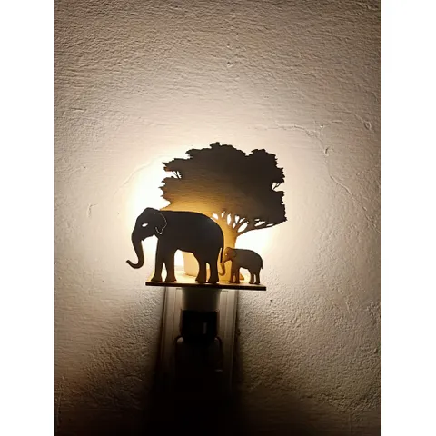 Đèn ngủ 2 con voi diy- đèn trang trí decor phòng ngủ