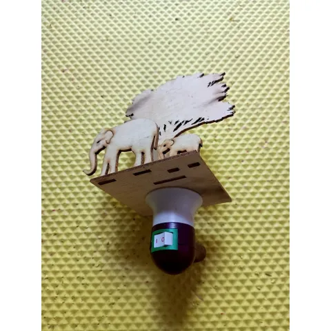 Đèn ngủ 2 con voi diy- đèn trang trí decor phòng ngủ