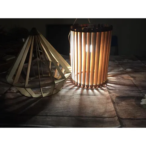 Đèn Gỗ DIY 146 decor trang trí nội thất