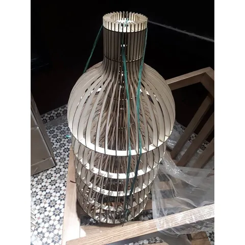 Đèn Gỗ DIY 030 decor trang trí nội thất