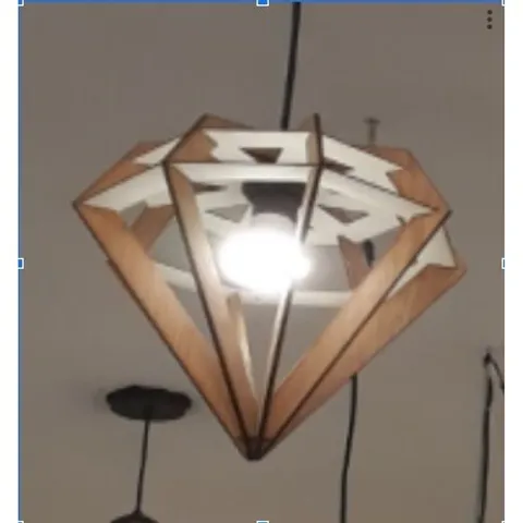 Đèn Gỗ DIY 055 decor trang trí nội thất