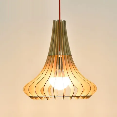 Đèn Gỗ DIY decor trang trí nội thất 060