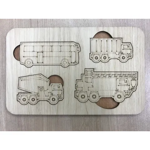 Bảng gỗ tô màu cho bé theo chủ đề