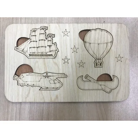 Bảng gỗ tô màu cho bé theo chủ đề