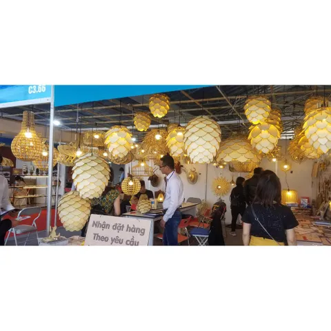 Đèn Gỗ DIY 034 đèn trang trí thả trần