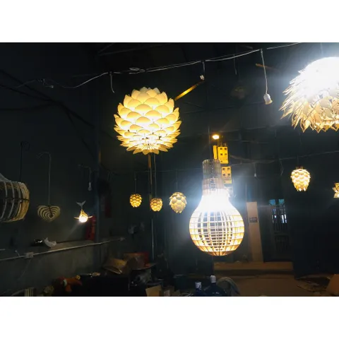 Đèn gỗ đèn quả bóng đèn edison