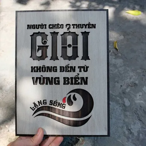 Tranh gỗ decor truyền cảm hứng 