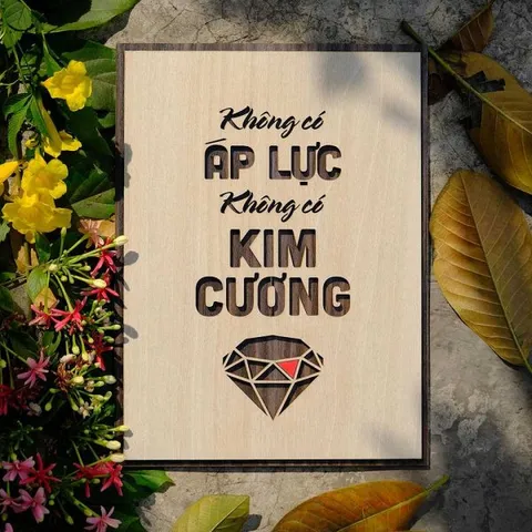 Tranh gỗ decor truyền cảm hứng 