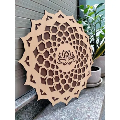 Decor Hoa Mandala Treo Tường Trang Trí Phòng Thiền , Yoga …