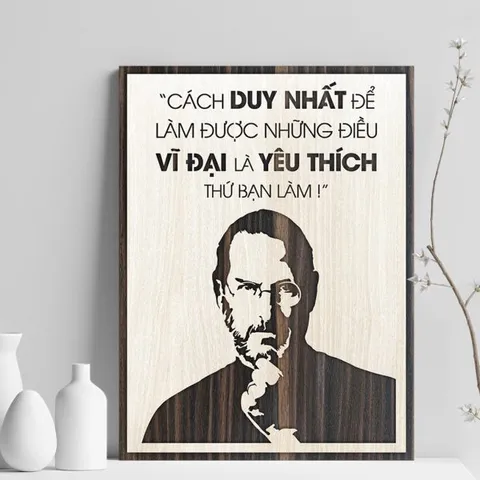 Tranh gỗ decor truyền cảm hứng 