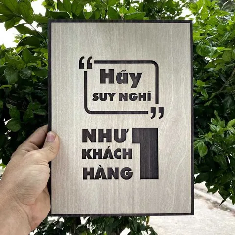Tranh gỗ decor truyền cảm hứng 