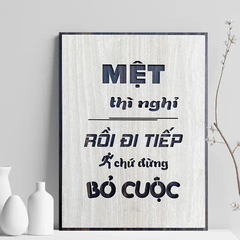 Tranh Gỗ Decor tạo động lực truyền cảm hứng  