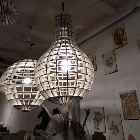 đèn gỗ hình địa cầu trái đất
