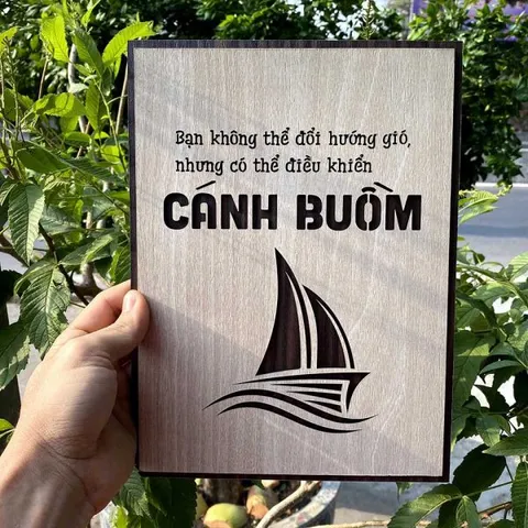 Tranh gỗ decor truyền cảm hứng 