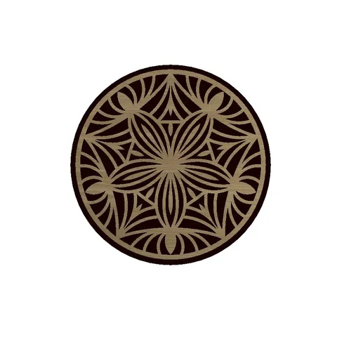 Tranh gỗ mandala, Tranh Gỗ 3D Mandala Chữ Om treo tường cho phòng thờ, phòng thiền, yoga, quán chay... MDL04