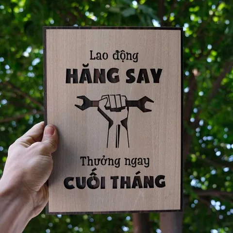 Tranh gỗ decor truyền cảm hứng 