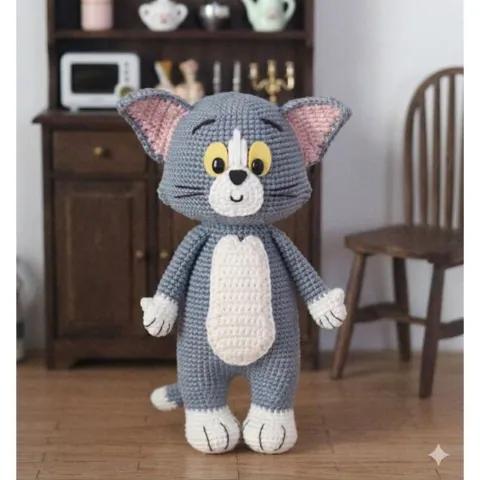 Moc len moc nhân vật hoạt hình Tom&Jerry chú mèo đáng yêu