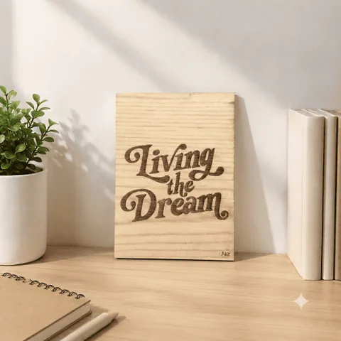 BST Tranh gỗ khắc laser - Decor phòng khách Chill, Góc làm việc - Quà tặng tâm giao phong cách Retro