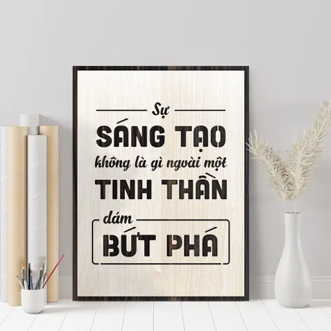 Tranh gỗ 3D cắt lớp – Sung sướng không phải khi bạn hưởng thụ, mà chính là khi bạn sáng tạo  “Sung sướng không phải khi