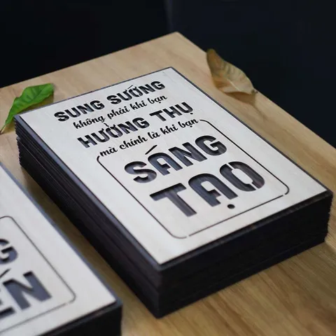 Tranh gỗ 3D cắt lớp – Sung sướng không phải khi bạn hưởng thụ, mà chính là khi bạn sáng tạo  “Sung sướng không phải khi