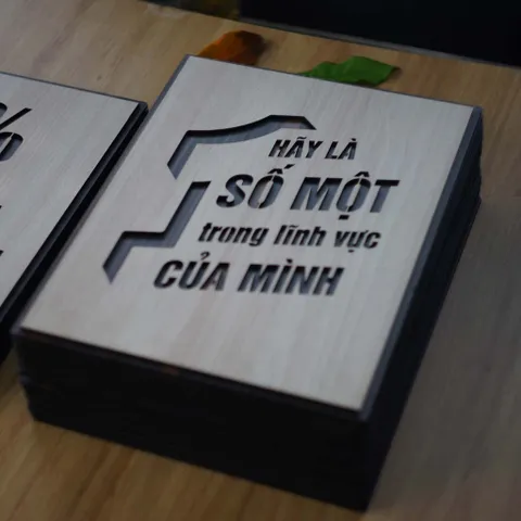 Tranh gỗ 3D cắt lớp – Hãy là số 1 trong lĩnh vực của mình, không chỉ là lời khuyến khích mà là kim chỉ nam dành cho