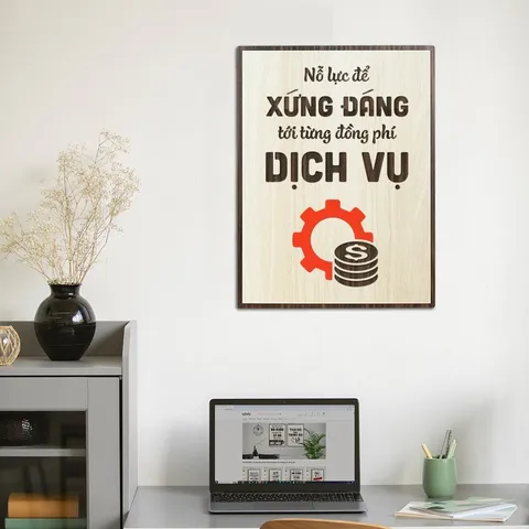 Tranh gỗ 3D cắt lớp – Nỗ lực để xứng đáng tới từng đồng phí dịch vụ,là lời cam kết mạnh mẽ về trách nhiệm, chất lượng và