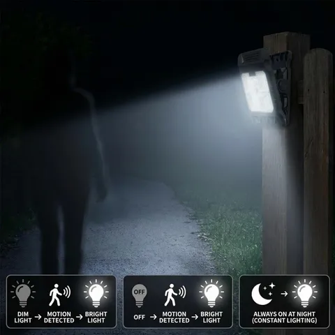 Đèn LED Kẹp Năng Lượng Mặt Trời Cảm Biến Chuyển Động ZJ
