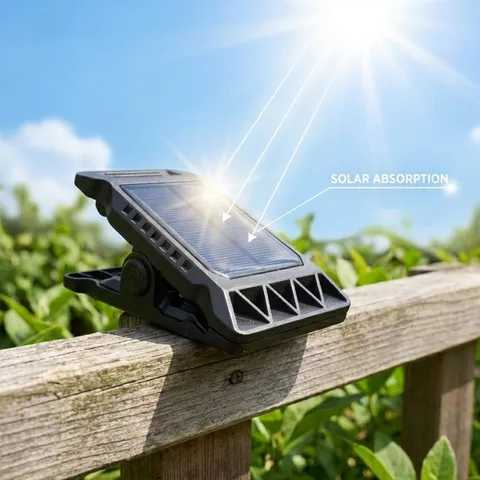 Đèn LED Kẹp Năng Lượng Mặt Trời Cảm Biến Chuyển Động ZJ