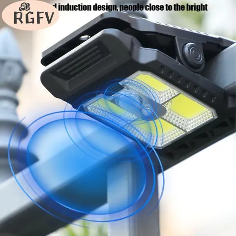 Đèn LED Kẹp Năng Lượng Mặt Trời Cảm Biến Chuyển Động ZJ