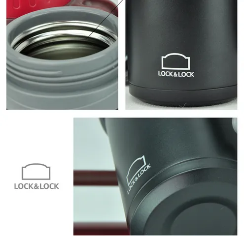   Cốc Giữ Nhiệt LocknLock 500ml LHC9002 Basic Table Mug - Màu Đen