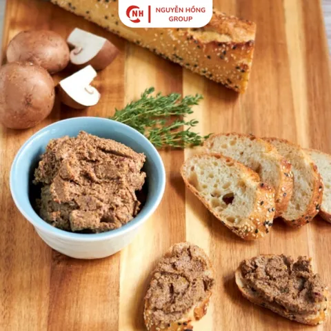 Pate gan ngỗng hộp nhôm 95g Glavproduct nhập khẩu Nga thơm ngon thức ăn