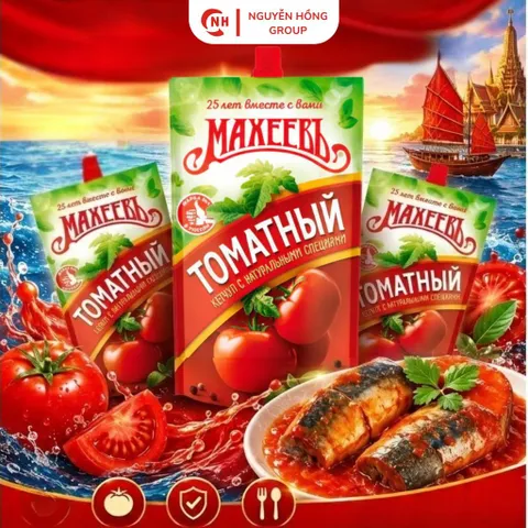 Xốt cà chua Ketchup Tomato 300g Maheev Prodex Nhập Khẩu Nga