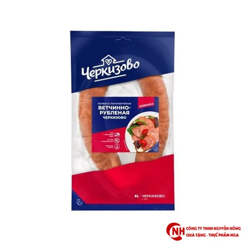 Xúc xích heo nhập khẩu Nga cherkizovo 350g - Xúc xích vòng tươi ngon, làm từ nguồn nguyên liệu sạch, giá trị dinh dưỡng