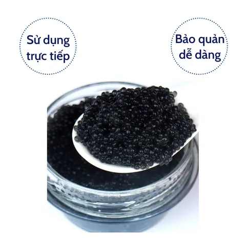 Trứng cá Tầm muối Tsar nhập khẩu chính hãng Nga bổ sung dinh dưỡng sử dụng trực tiếp hộp 100g