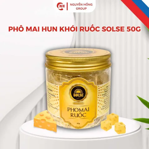 Phô mai hun khói ruốc Solse 50g phomai Nga