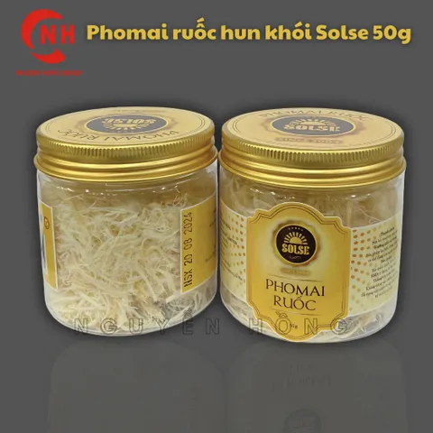 Phô mai hun khói ruốc Solse 50g phomai Nga